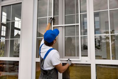 Energy-Efficient Windows Being Installed